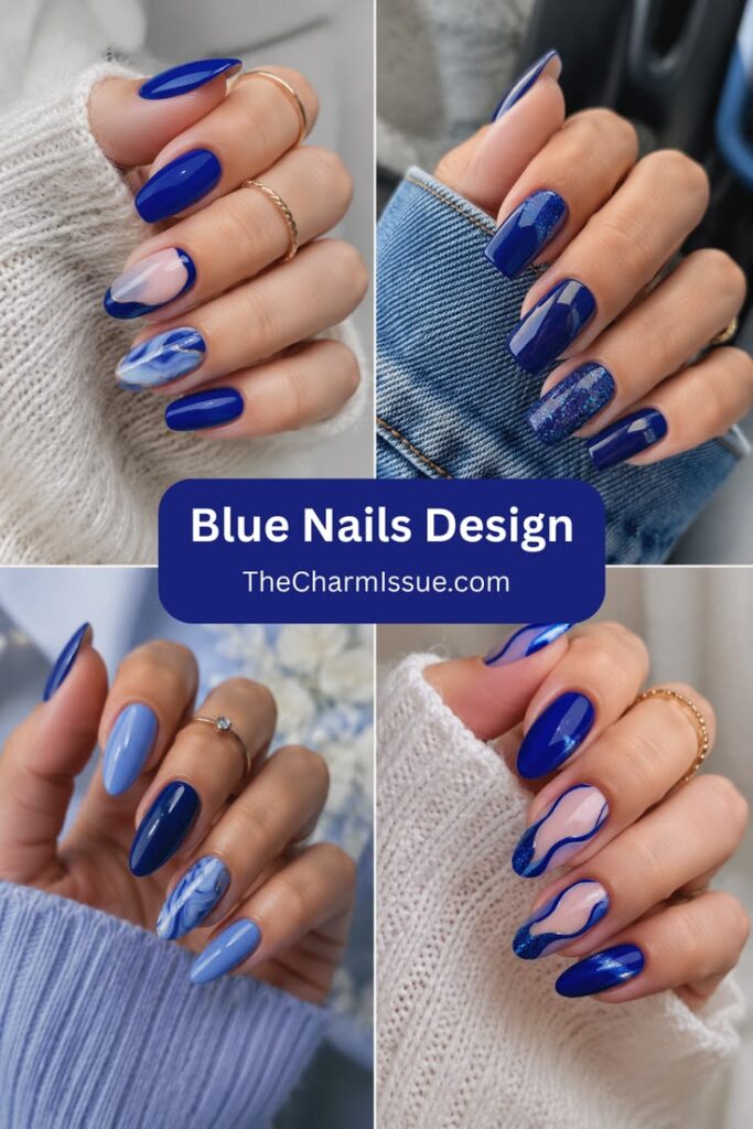 Blue Nail Designs
