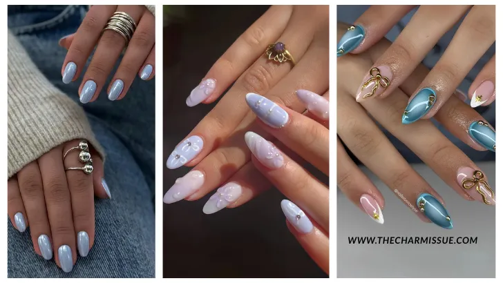 Blue Nails