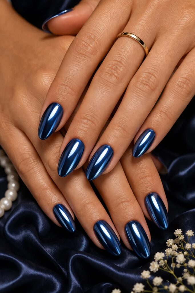 Navy Blue Nail Ideas