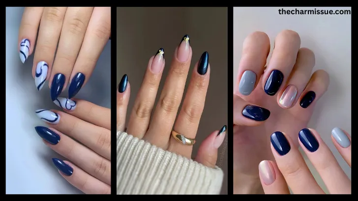Navy Blue Nail Ideas