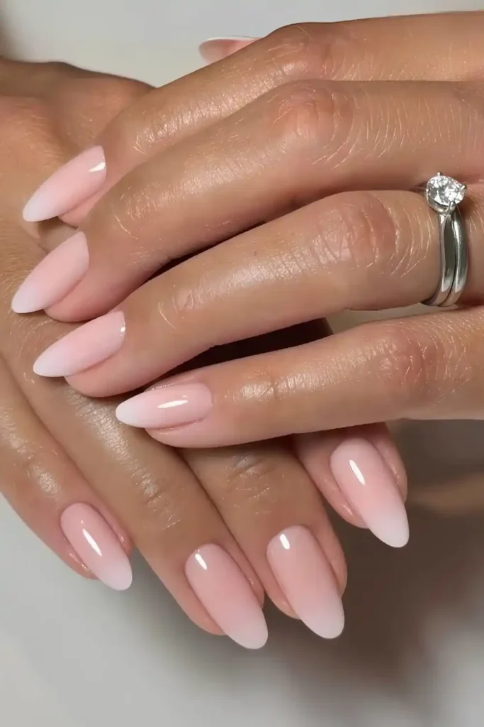 Pink And White Ombre French Mani You'll Love