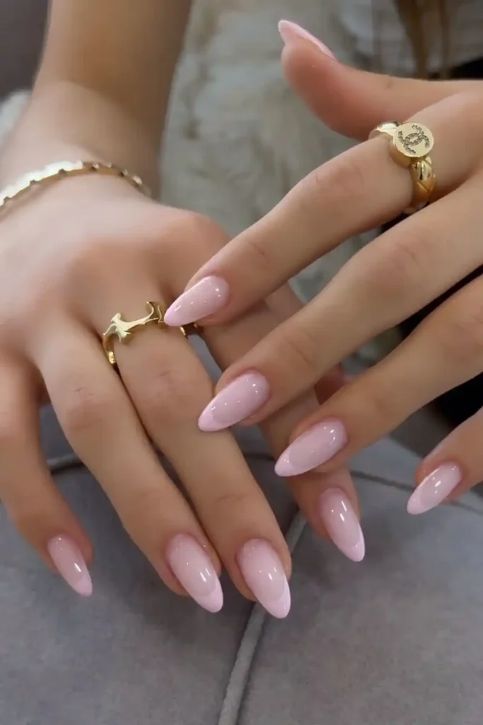 Pink On Pink French Manicure