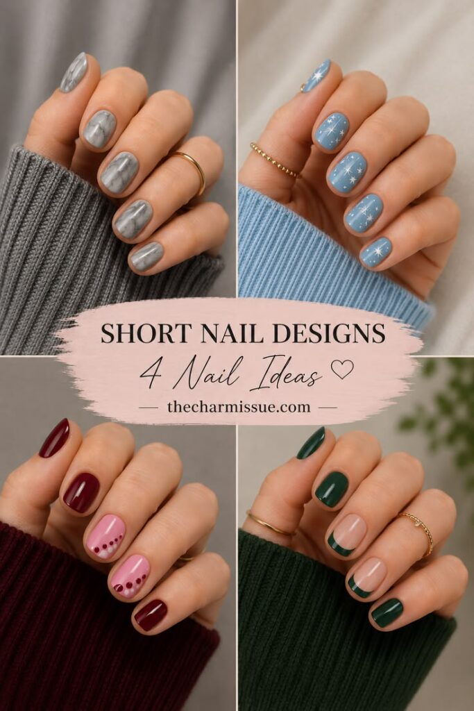 Short Winter Nail Ideas