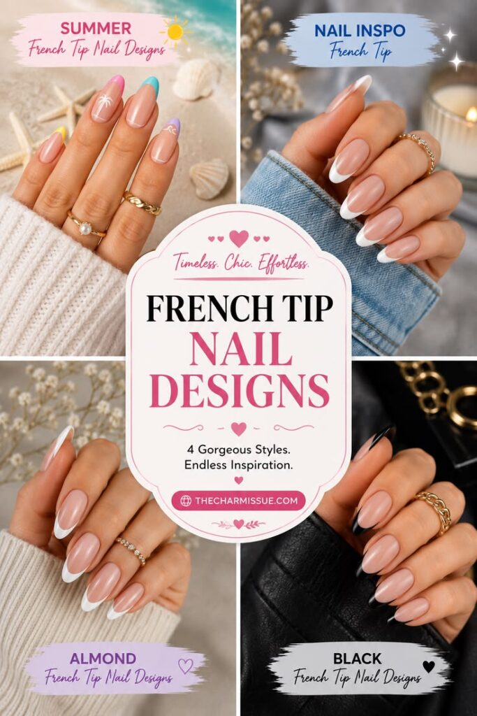 Summer French Tip Nail