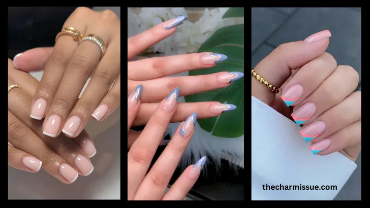 Summer French Tip Nails