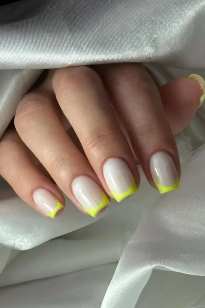 Neon French Tips That Make Every Manicure Pop