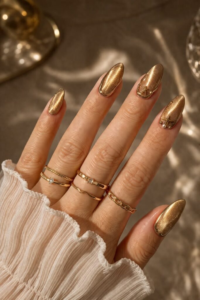 Almond Fall Nail Ideas