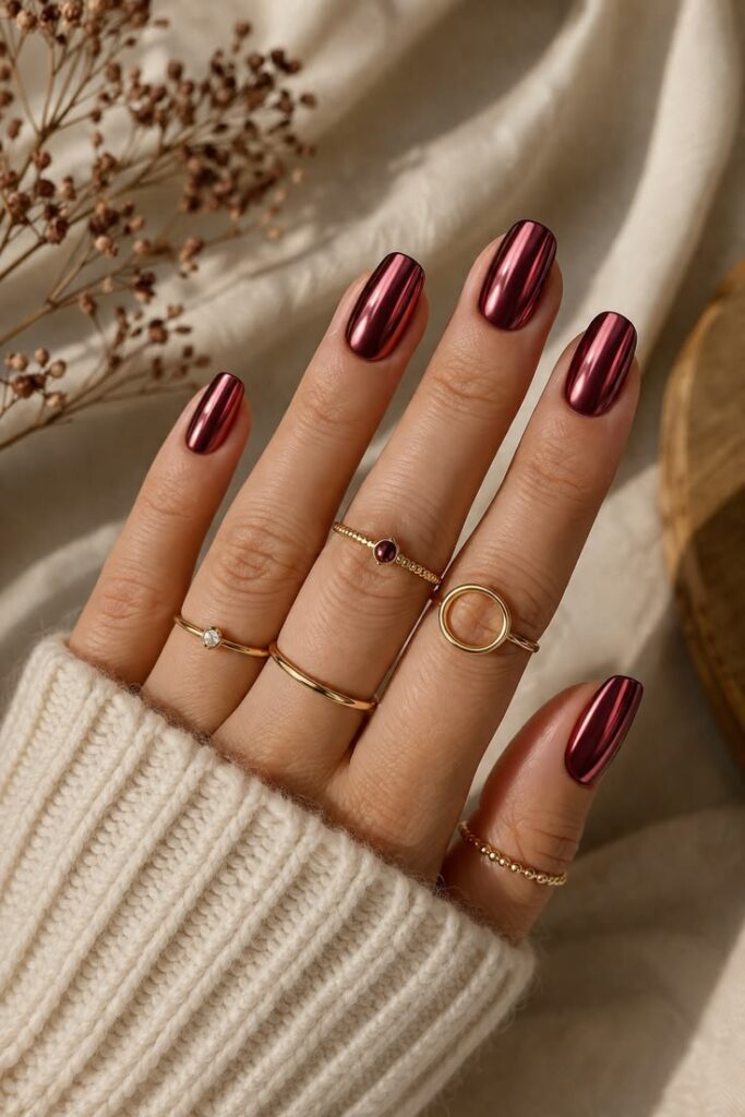 Burgundy Nail Ideas