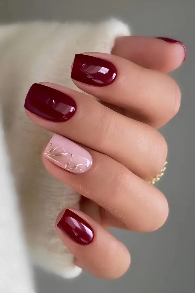 Brick Red Fall Manicure You'll Want to Try