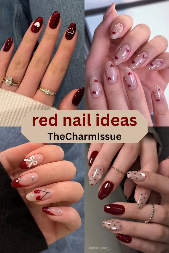 Cherry Red Nails