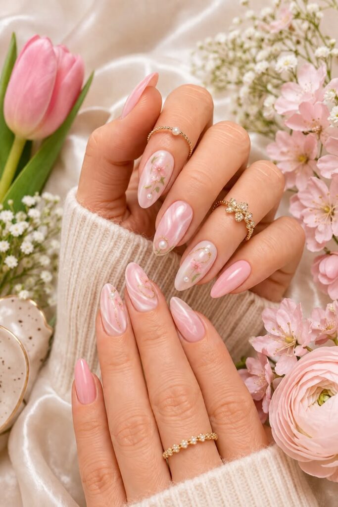 Classy Spring Nail