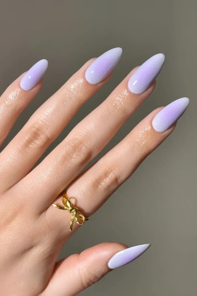 Lavender Aura Manicure for a Dreamy Look