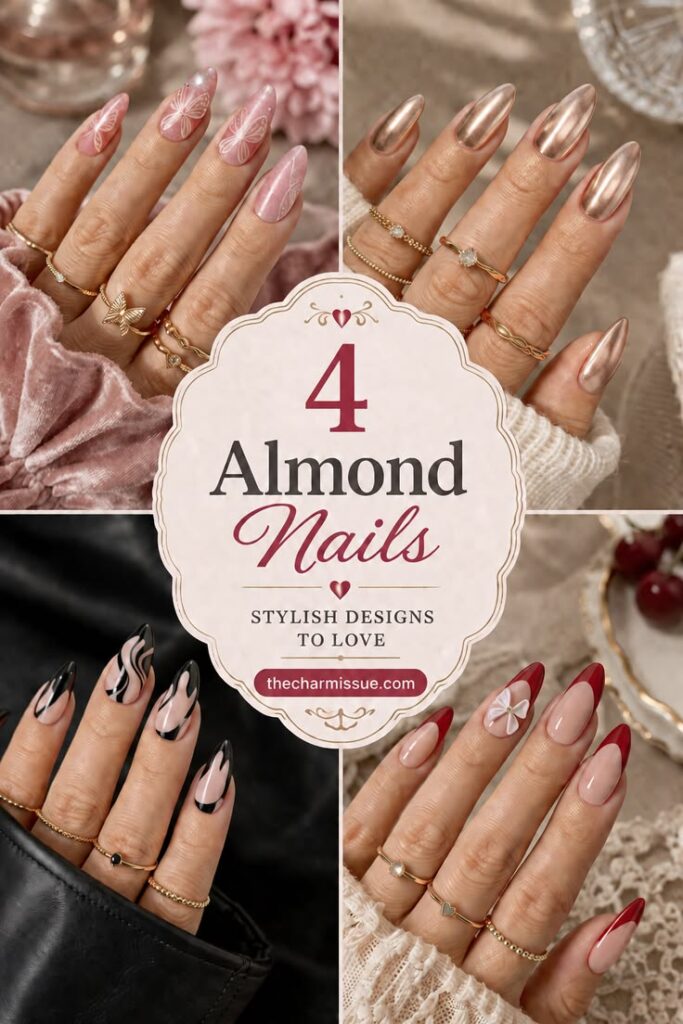 Multi Colors Almond Nail Ideas