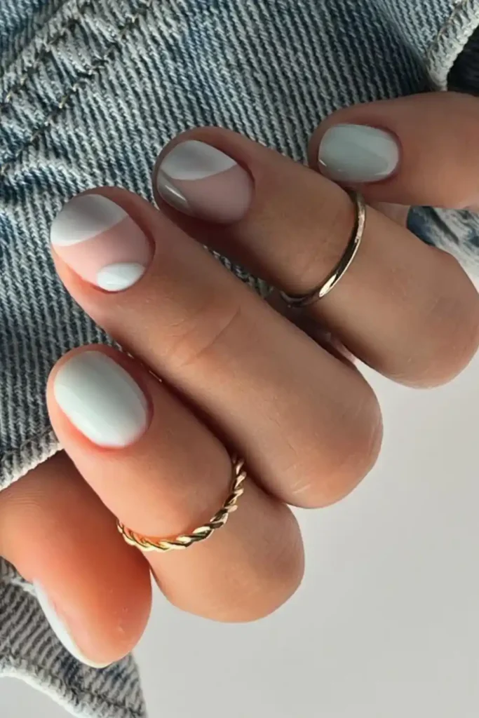Negative Space Nails With a Modern Minimal Twist