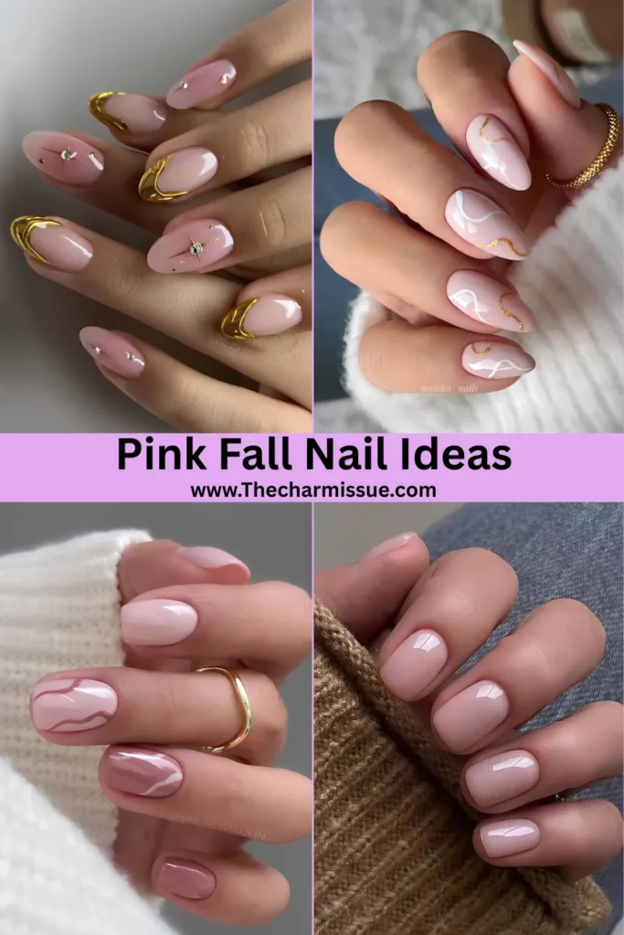 Pink Fall Nail Ideas