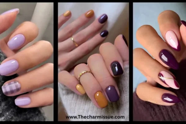 Purple Fall Nails