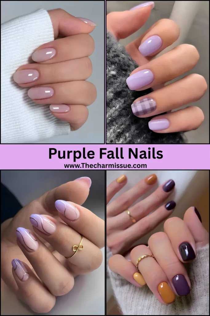 Purple Fall Nails