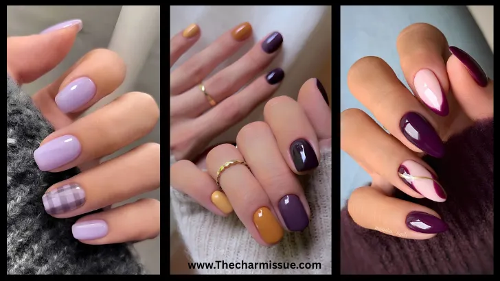 Purple Fall Nails