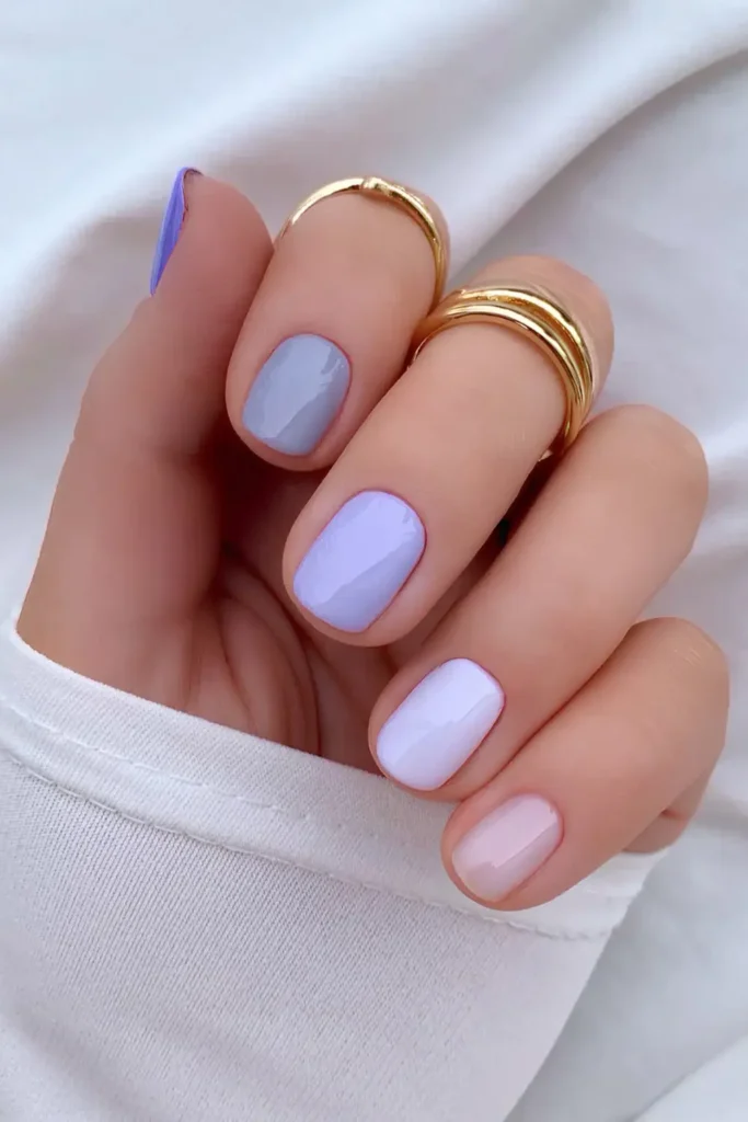 Purple Skittle Manicure You'll Love