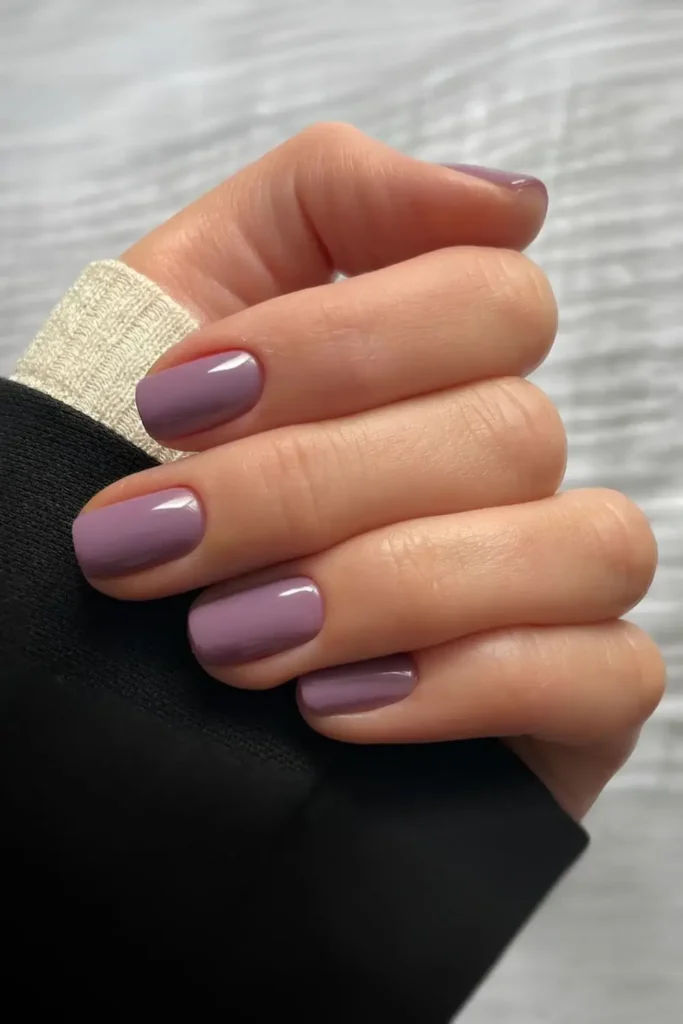 Purple Tinted Mauve Mani You'll Love