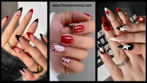 Red and Black Nails