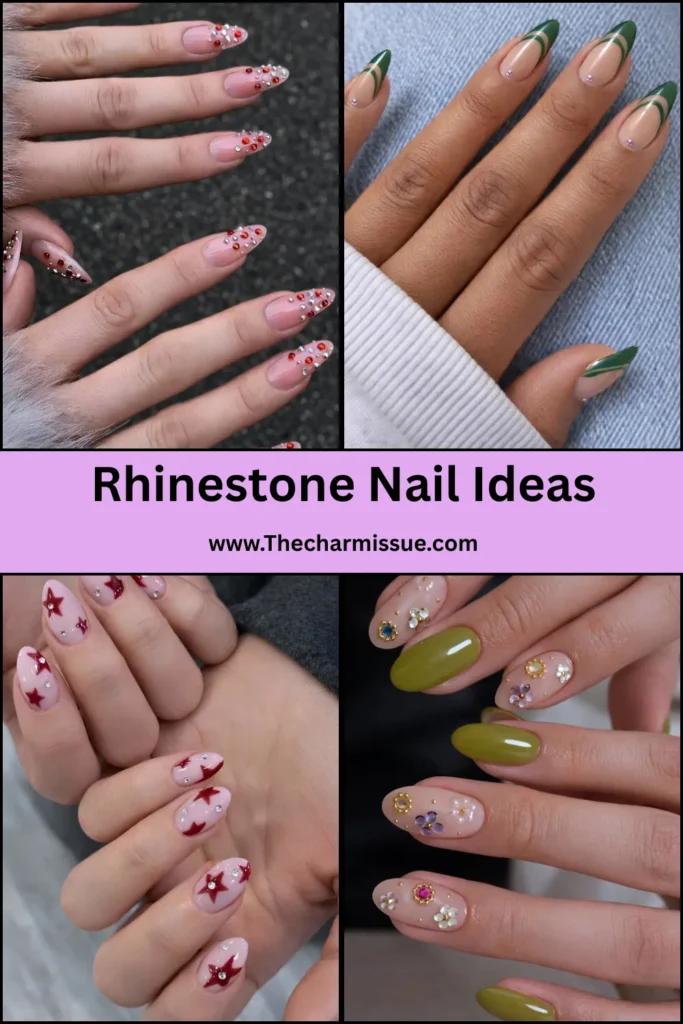 Rhinestone Nails