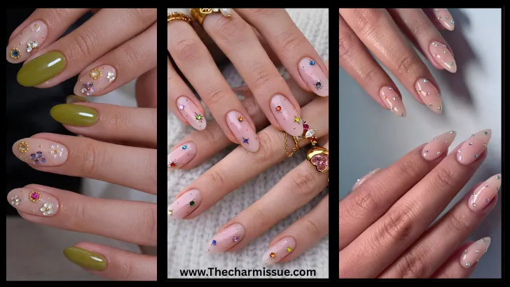 Rhinestone Nail Ideas