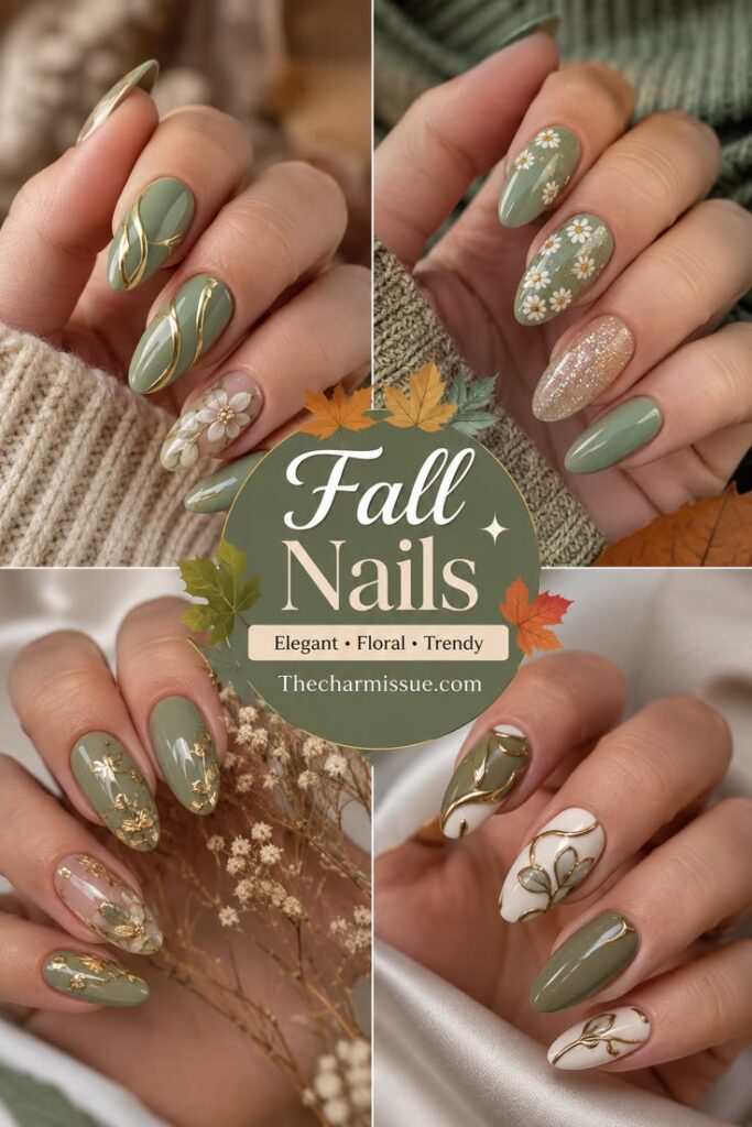 Sage Green Nails