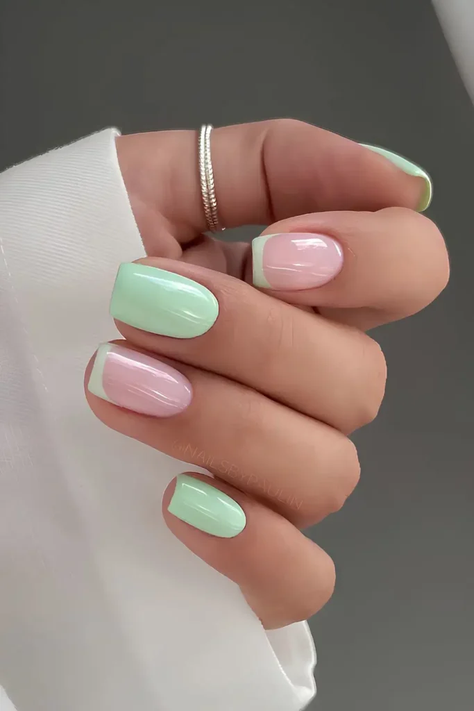Short Mint Green Nails You'll Want to Try