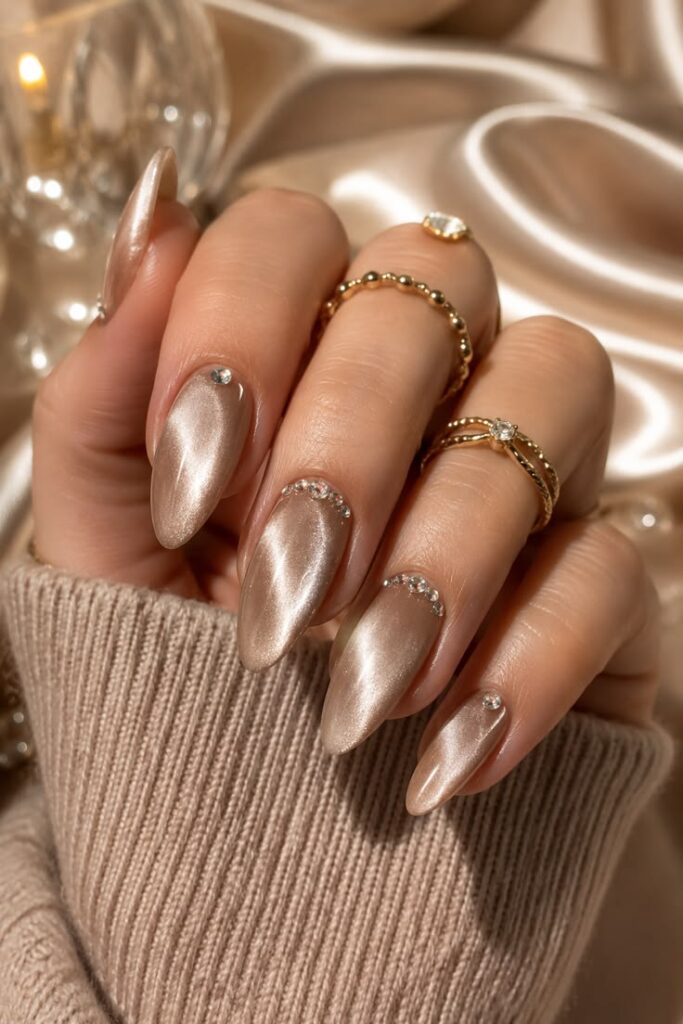 Spring Cat Eye Nail