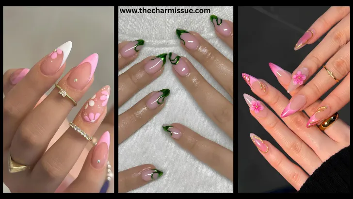 Spring French Tip Nail Designs