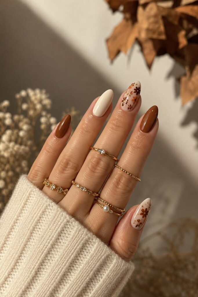 Stunning Fall Almond Nail Ideas