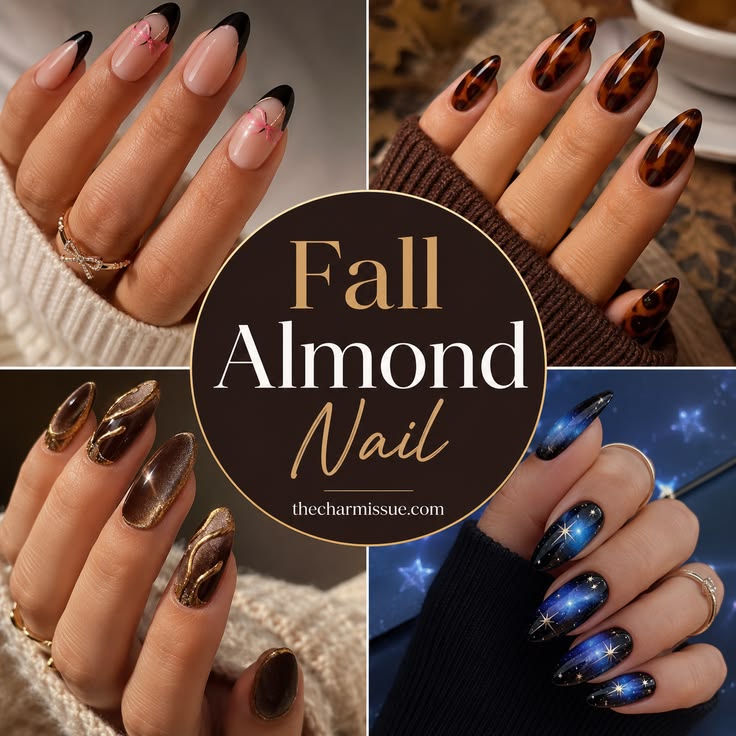 Stunning Fall Almond Nail Ideas