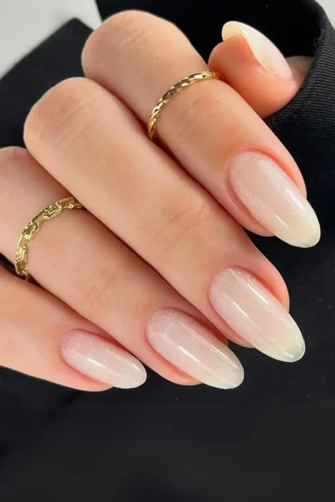 Subtle Glitter Nails That Add Just the Right Sparkle