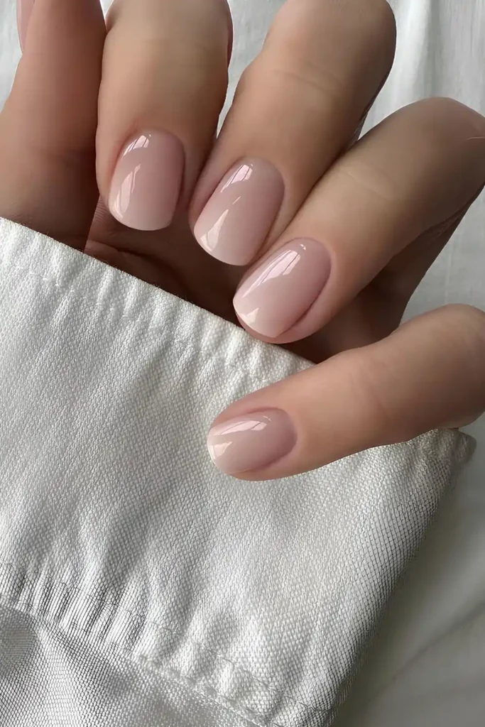 Subtle Milky White Ombre Nails That Look Soft and Elegant