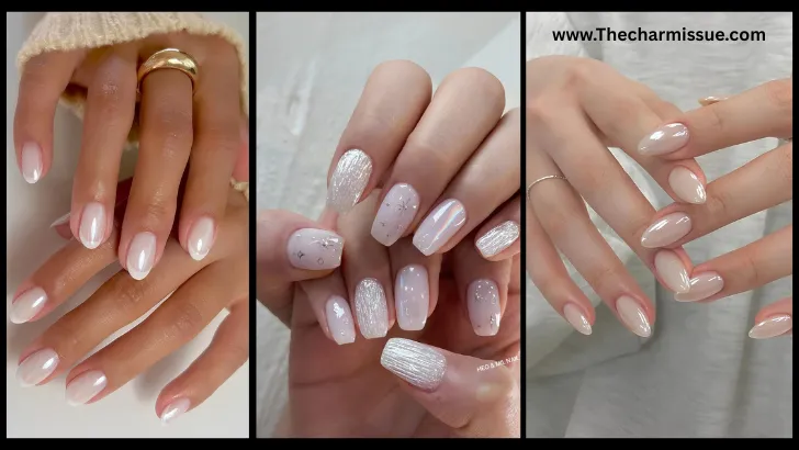 White Chrome Nail Ideas