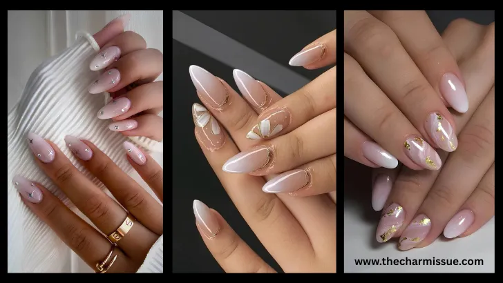 White Ombre Nails