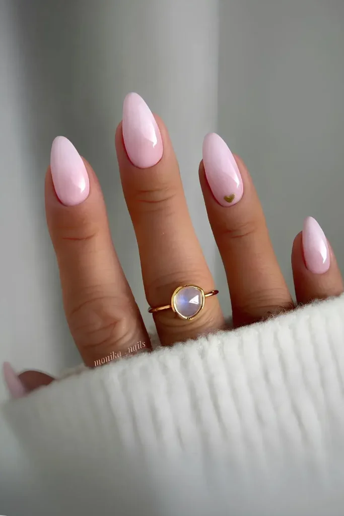 White and Milky Pink Ombre Mani With a Soft Gradient Finish