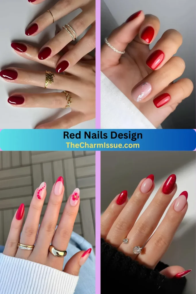 Red nails
