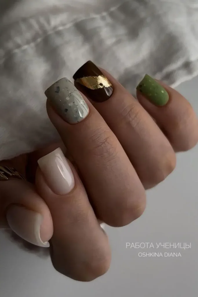 Mix and Match Nails for a Fun Creative Manicure