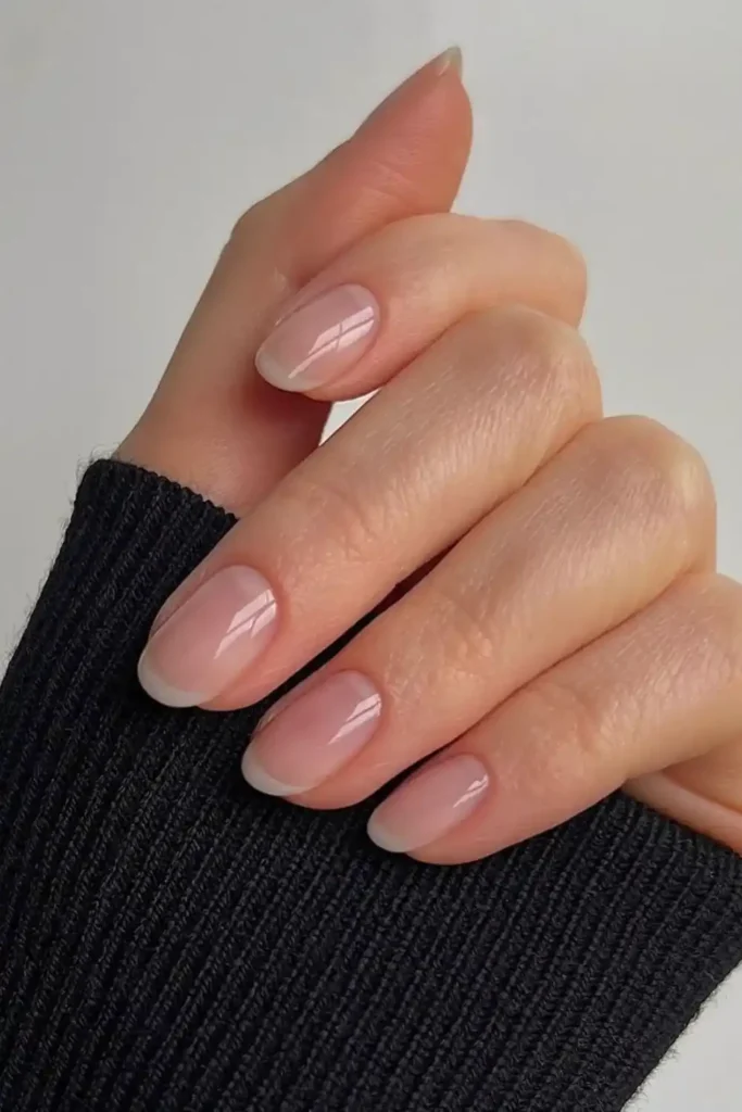 Naked French Manicure for an Effortlessly Chic Look