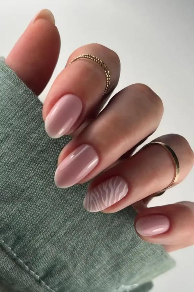 Nude With Zebra Print That Makes a Bold Statement